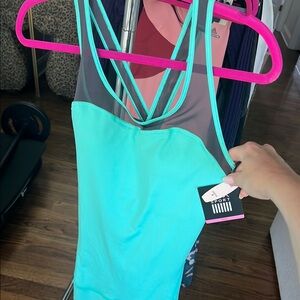 Aqua Color Tennis Dress